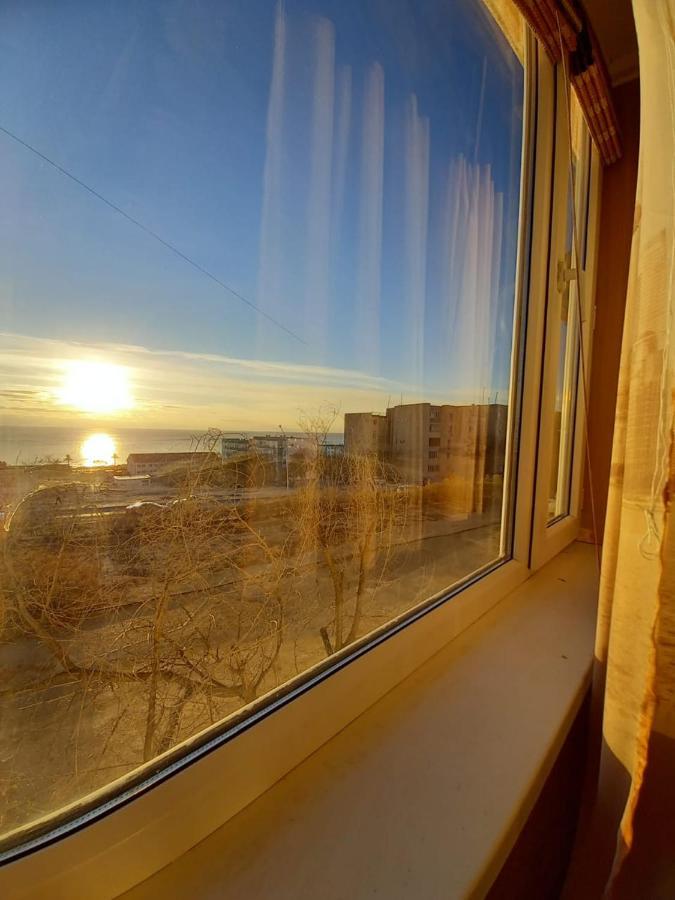 Flat with the sea view Apartment Aktau  Ngoại thất bức ảnh